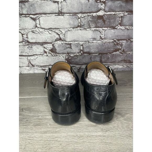 Mingo Vibram Black Leather Buckle Monk Strap Dress Shoes Men’s Sz 10D US/43EU main image 15